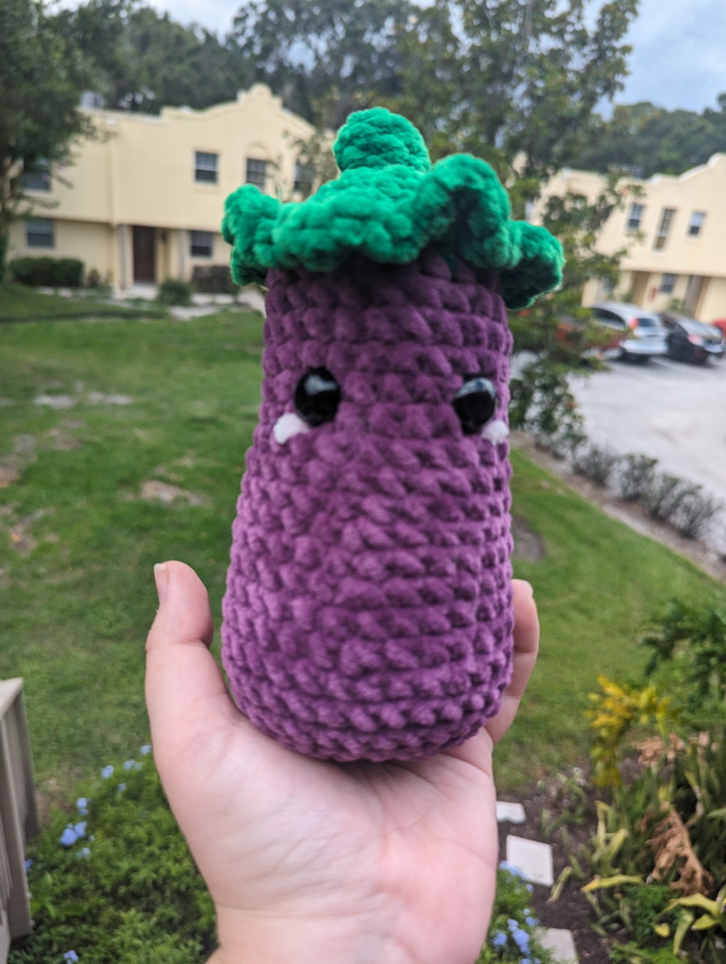 Blushing Eggplant Plush