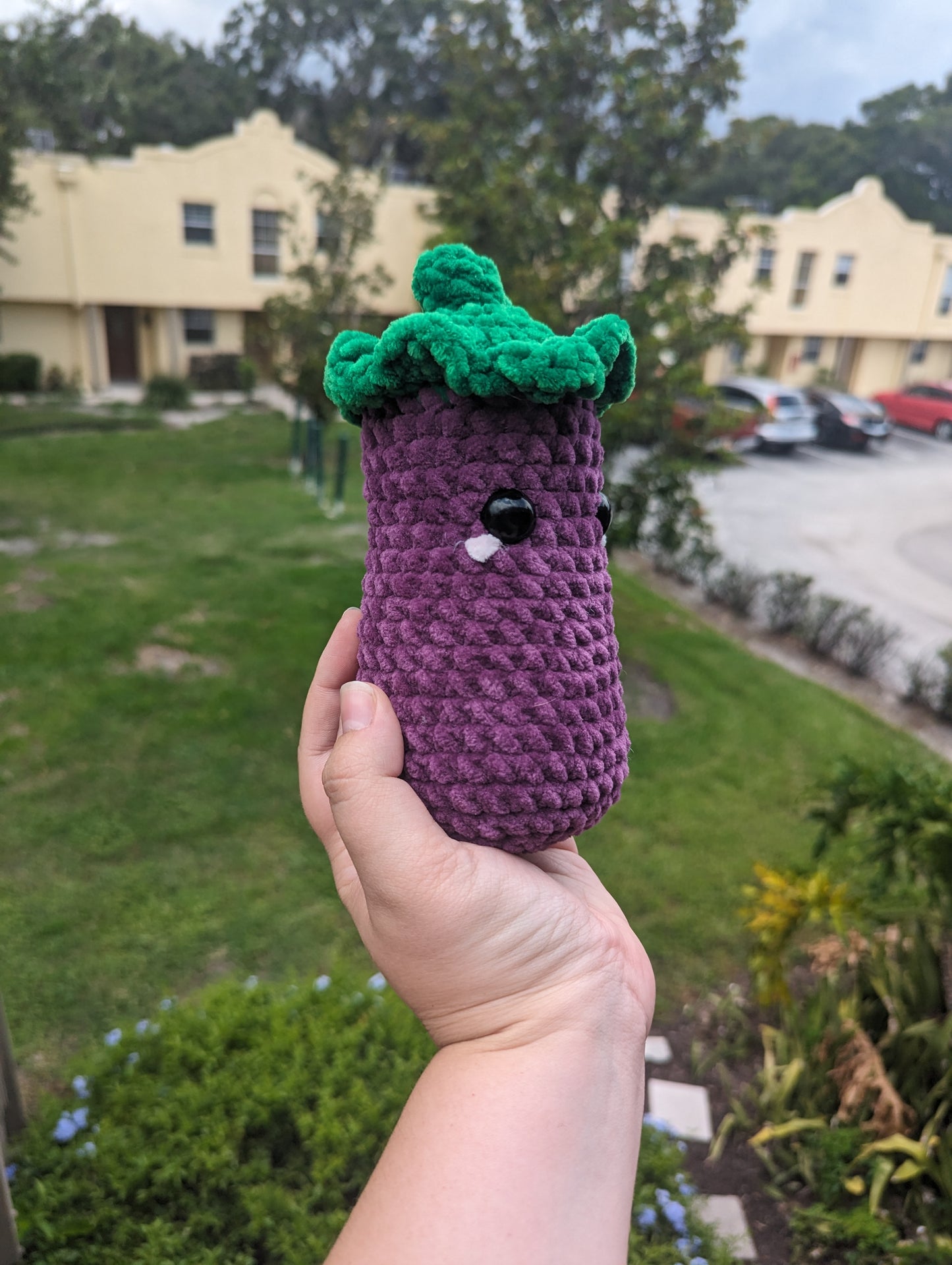 Blushing Eggplant Plush