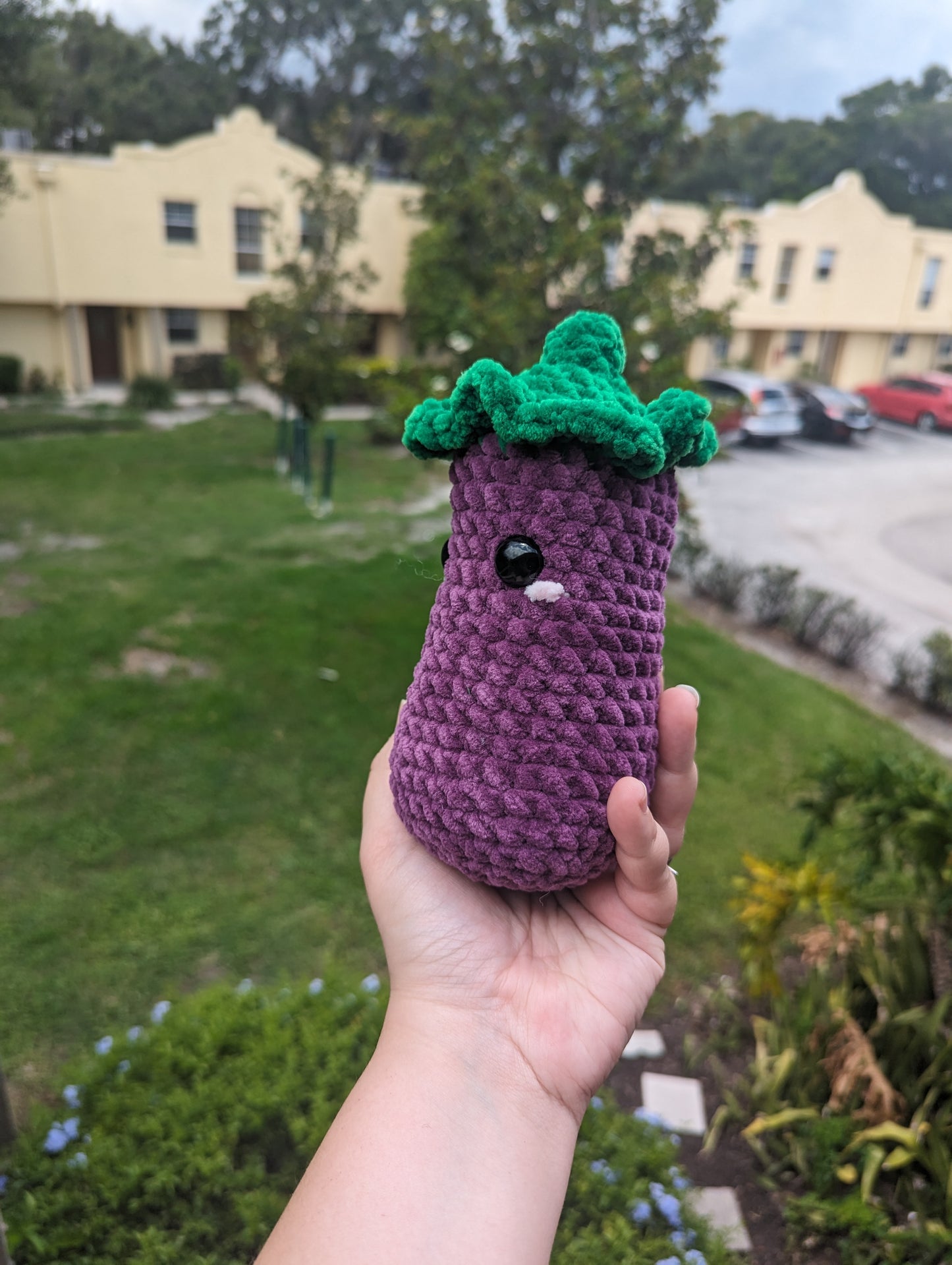 Blushing Eggplant Plush