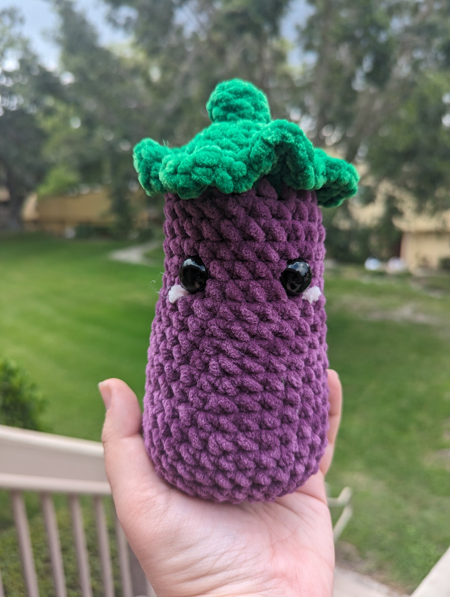 Blushing Eggplant Plush