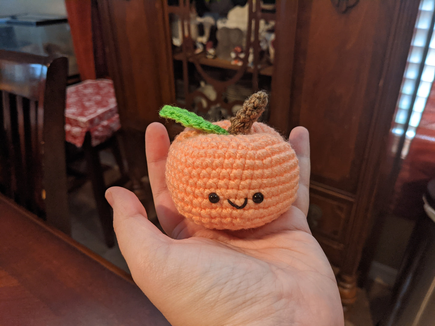 Small Peach Plush